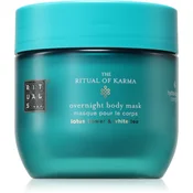 Rituals The Ritual Of Karma Overnight Body Mask vlažilna in regeneracijska nočna maska za telo 125 ml za ženske