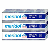Meridol Zobna pasta proti krvavitvam dlesni in parodontitisu Paradont Expert tripack 3 x 75 ml