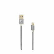 Sbox usb iPhone7-8 pin lightning kabel,sivi