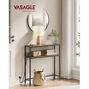 Songmics Konsolna miza 20x80x80 cm rjava