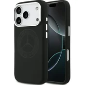 MERCEDES MERCEDES MAGNETNI OVITEK ZA IPHONE 17 PRO MAGSAFE SILIKONSKI Z VINTAGE LOGOM