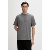 HUGO Majica Dapolino 50488330 Siva Relaxed Fit