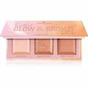 Essence love that GLOW & BRONZE paleta za konturiranje 16 g