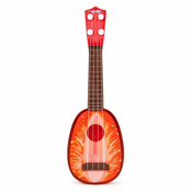 ECO TOYS Ukulele gitara za decu Jagoda, Crvena