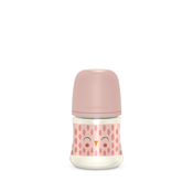 Suavinex - Steklenička za hranjenje 150ml, Feather roza