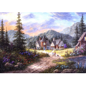 Grafika - Puzzle Lewan: Hills Of Bavaria II - 1 000 kosov