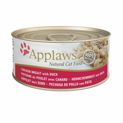 Applaws probno pakiranje: suha i mokra hrana - 2 kg Adult piletina s janjetinom + 6 x 70 g pileca prsa i sir
