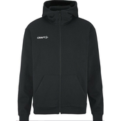 Craft Športni pulover črna 176 - 180 cm/M Community 2.0 Logo Full Zip