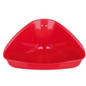 Ugaoni toalet za glodare, Otvoren, 16 x 7 x 12 cm Crveni