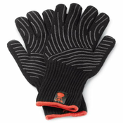 Weber Rokavice na žaru S/M, komplet 2 , s silikonsko površino (S/M), črna