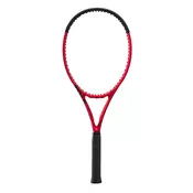 TENISKI REKET CLASH 100 V2.0 ZA ODRASLE 280 G CRNO-CRVENI