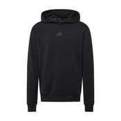 Pulover za vadbo adidas Performance Designed for Training črna barva, s kapuco, IY1119