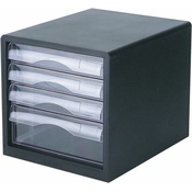 Škatla s predali PVC  4 predali 340x275x260mm Deli 9774 črna
