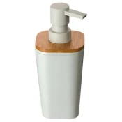 Dozator sapuna Five Nature, polystyrene/bambou, bijeli