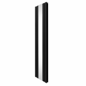 MONSTER Radiator z ravnim ogledalom - 1800 mm x 425 mm - črn, (21569983)