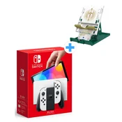 Konzola Nintendo Switch OLED - bijela + stalak za igranje The Legend of Zelda