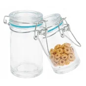 Koopman Kozarec za shranjevanje s sponko 80 ml 4,5 x 8,5 cm
