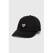 Bombažna bejzbolska kapa Hummel črna barva