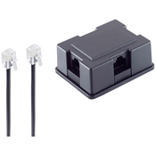 Shiverpeaks Shiverpeaks BASIC-S ISDN razdelilna omarica\, 6-kratna\, z modularnim priključnim kablom 8/4\, 3 m Shiverpeaks ISDN adapter [1x RJ45 vtičnica 8p4c - 6x RJ45 vtičnica 8p4c] 3 m črna, (20411178)