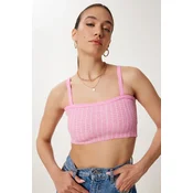 Happiness Istanbul Ženska bluza Ns00436, Roze