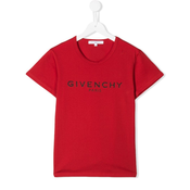 Givenchy Kids - contrast logo T-shirt - kids - Red