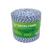 shumee Pletena žica za električni polnilec 3mm, 2x0,20mm Cu, 4x0,20mm SS belo-modra 500m, Royal Farm
