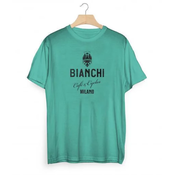 MAJICA BIANCHI T-SHIRT CAFE&CYCLES CELESTE