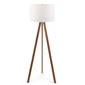 Opviq Podna lampa white brown