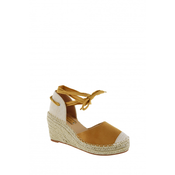 Sandali espadrile na polno peto s trakci okrog gležnja Never let go