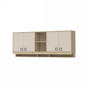 JELA Most kreveta MKR - kolekcija Kiki - Bukva/Pesak - 209x82x37 cm