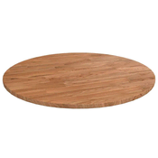 Okrugla stolna ploca smeda O50x1,5 cm tretirana hrastovina
