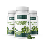 3xAlge Spirulina + Chlorella (skupaj 300 tablet)