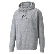 PUMA Športna majica pegasto siva/črna