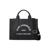 Karl Lagerfeld  K/RSG PEBBLE SQUARE MED TOTE  Črna