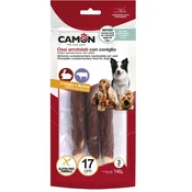 Camon Goveji žvečljivi zvitki z zajcem - 3 kosi 17 cm