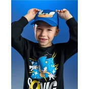 Sinsay - Pamučna kapa sa 3D ušima Sonic the Hedgehog - plava