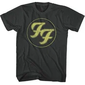Foo Fighters Distressed FF Logo Black M Majica