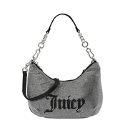 Juicy Couture Torba za na rame Hazel, crna / srebro / bijela