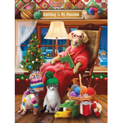 Sunsout - Puzzle Wood - Another Knitted Gift from Grandma 300 XXL - 300 kosov