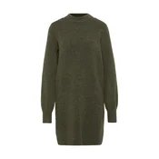Vero Moda Tall Pletena obleka VMBESTI temno zelena