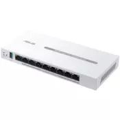 ASUS ExpertWiFi EBG19P Gigabit PoE+ VPN 9 port žični usmerjevalnik, 8 PoE+ ports, 123W, Up to 3 WAN ethernet ports + 1 USB WAN, Perfect for APs, Commercial-grade network security, Easy centralized management ExpertWiFi app - 90IG08C0-MO3B00