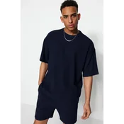 Trendyol Muška majica Tmnss23Ts00081, Tamnoplava