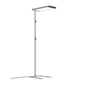 Waldmann LED-stoječa svetilka Lavigo.single LTX srebrna, CCT, pametna, s senzorjem - Študija/pisarna - Sodobni - srebro - Kovina