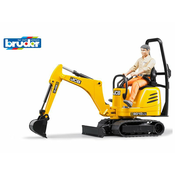 Bruder bager JCB Micro Excavator + radnik