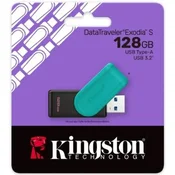 Kingston 128GB DTXS/128GB USB Flash memorija 3.2 Black/Teal