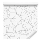 Geometrijska in minimalistična 3D tapeta za dnevno sobo in spalnico 50x1000 cm