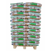 GREENHEAT PALETA 70 KOM smrekovih peletov A1 GREENHEAT