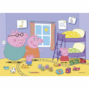 CLEMENTONI Peppa Pig Puzzle 2x20 kosov