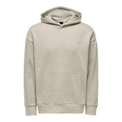 Beige Mens Basic Hoodie ONLY & SONS Dan - Men