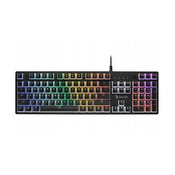 A4Tech Bloody S510R, RGB osvetljena mehanska gaming tipkovnica, Blue Switch, puding, USB, CZ, črna